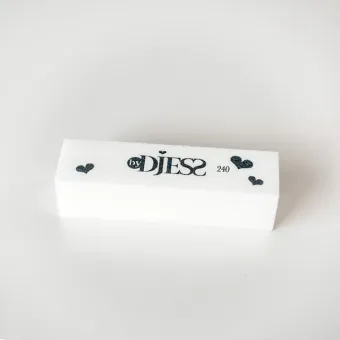 Vijl buffer blok grit 240 wit 